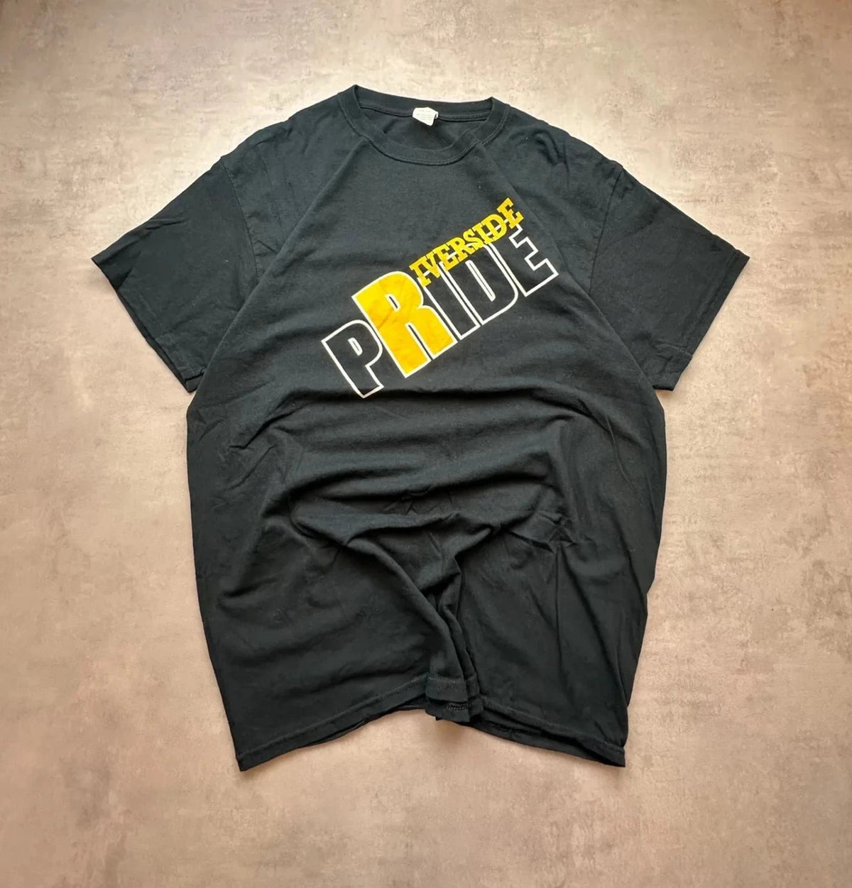 Tee Shirt Vintage Pride Riverside – Black