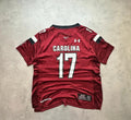 Maillot Under Armour Vintage South Carolina #17 Bordeaux