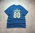 Tee-shirt NFL Vintage Seattle Seahawks Steve Largent #80 Majestic Bleu