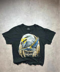T-Shirt Vintage Aigle Bald Eagle Dreamcatcher Noir – USA Y2K