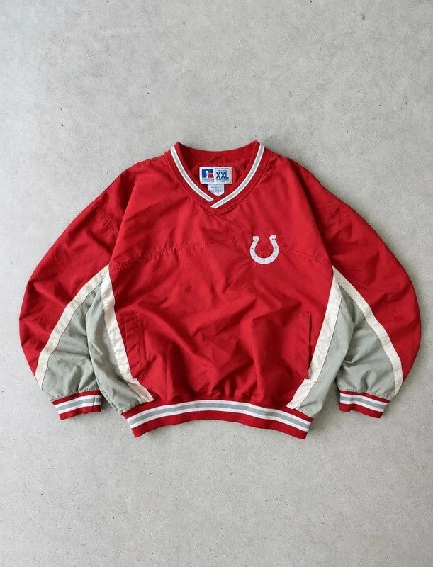 Coupe-Vent Russell Athletic Vintage USA – Rouge & Gris