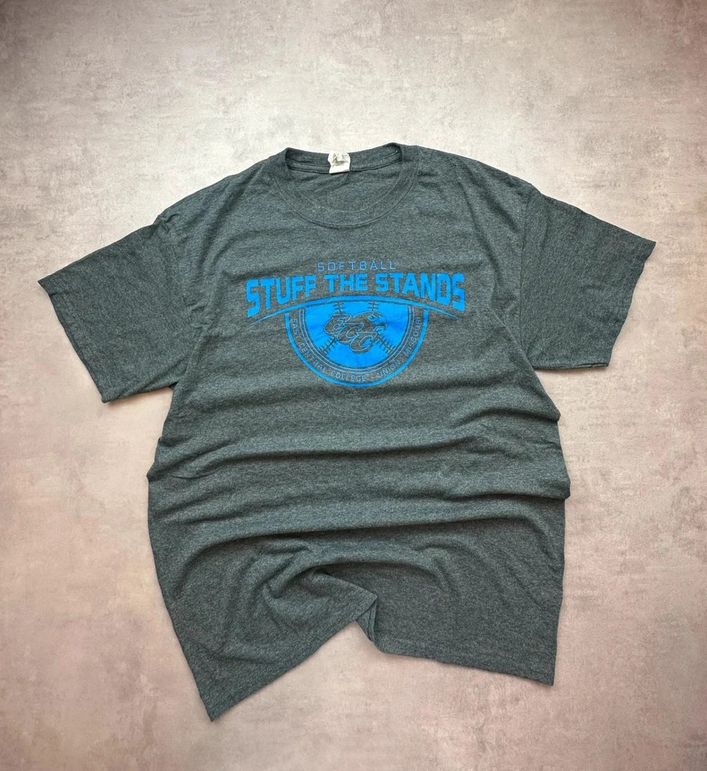Tee Shirt Vintage East Central College Gris – College USA