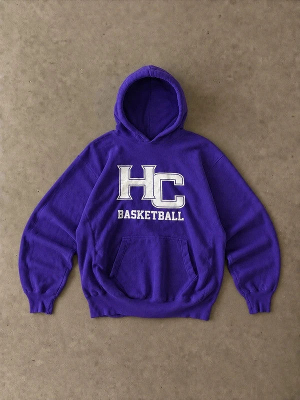 Hoodie HC Basketball Vintage – Violet College USA