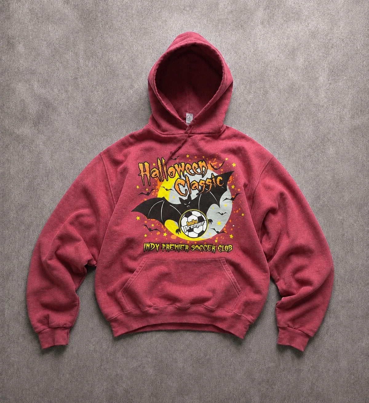 Hoodie Vintage Halloween Classic Indy Premier Soccer Club – Bordeaux
