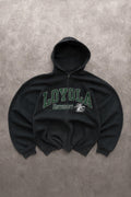Sweat Zippé Vintage Loyola University – Noir