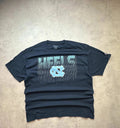T-Shirt Champion Vintage North Carolina Tar Heels Bleu Foncé