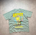 Tee Shirt Marvel Vintage Groot Guardians of the Galaxy Vert d’Eau – Graphic Print Y2K