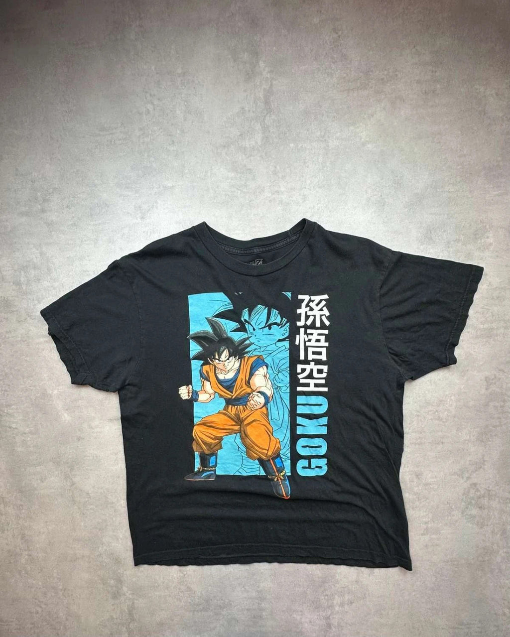 T-Shirt Dragon Ball Z Goku Vintage – Noir