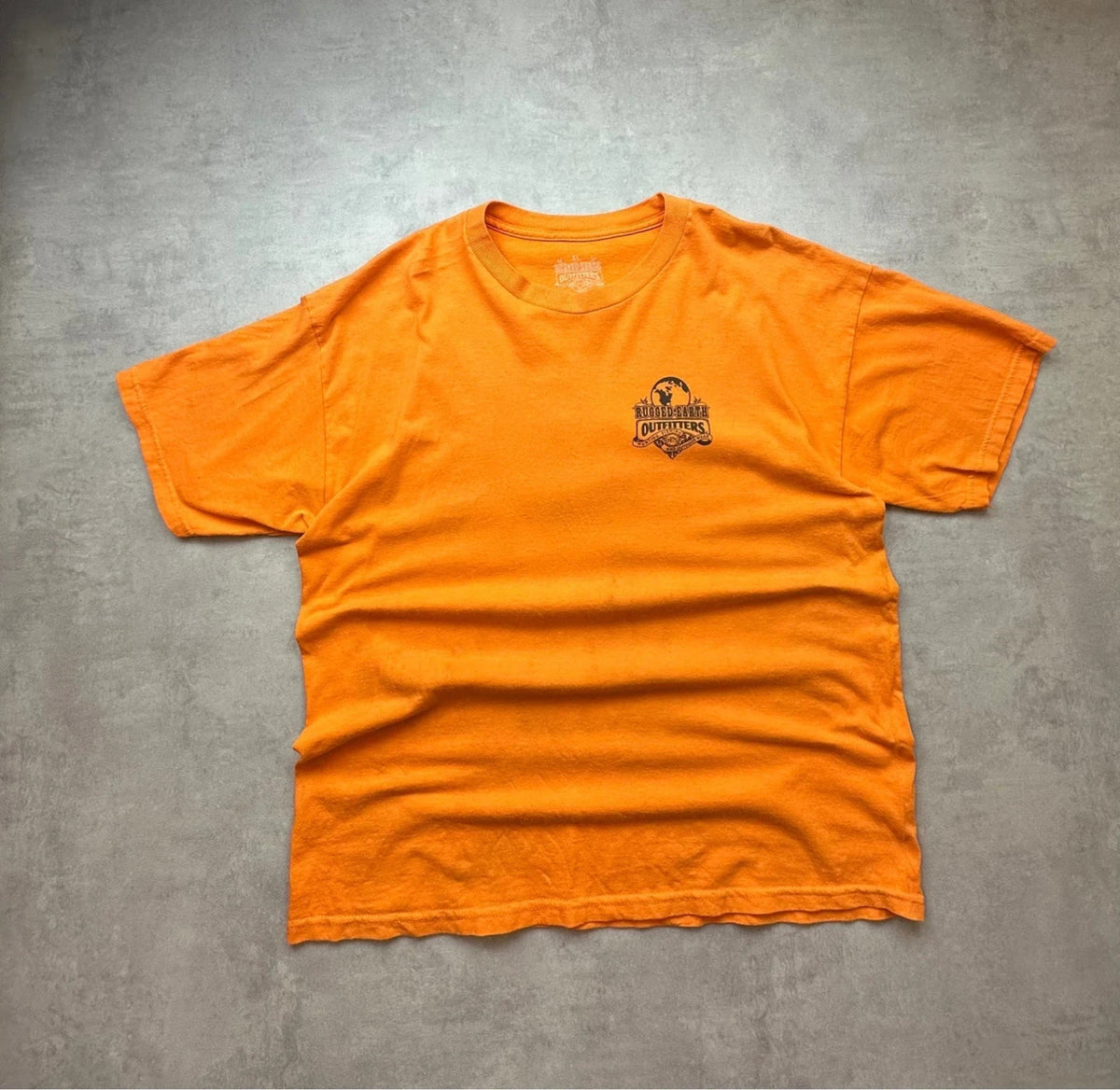 Tee-shirt Vintage Rugged Earth Outfitters Orange – Fishing