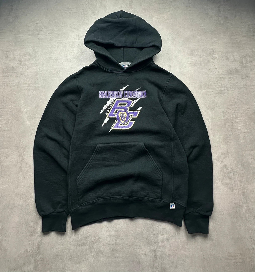 Sweat Russell Athletic Vintage Bradshaw Christian Noir