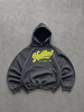 Hoodie Vintage Northland Adams Wisconsin – Gris Foncé – Y2K USA