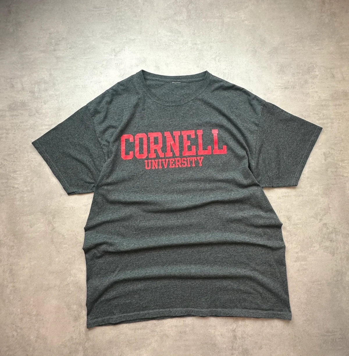 Tee-shirt Universitaire Vintage Cornell University Gris
