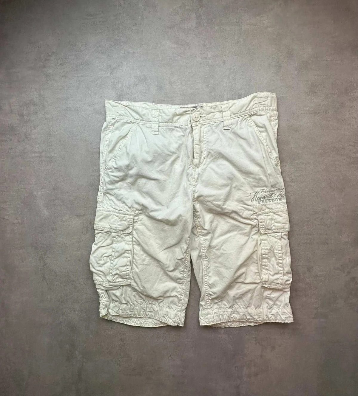 Short Cargo Kaporal Jeans Vintage Blanc