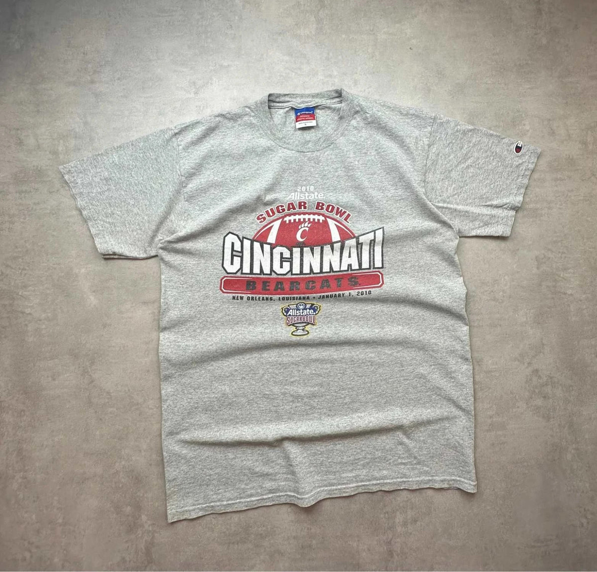 Tee-Shirt Cincinnati Bearcats Vintage Gris – Y2K College Football Sugar Bowl