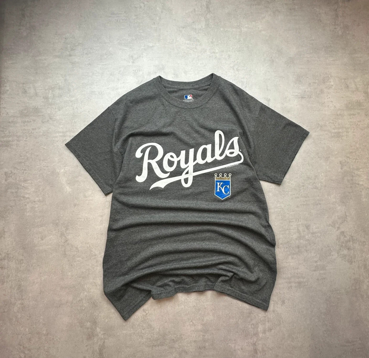 Tee-shirt MLB Vintage Kansas City Royals Gris | WellStore Vintage