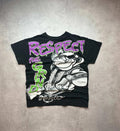 T-Shirt Vintage Popeye “Respect The Grind” Noir