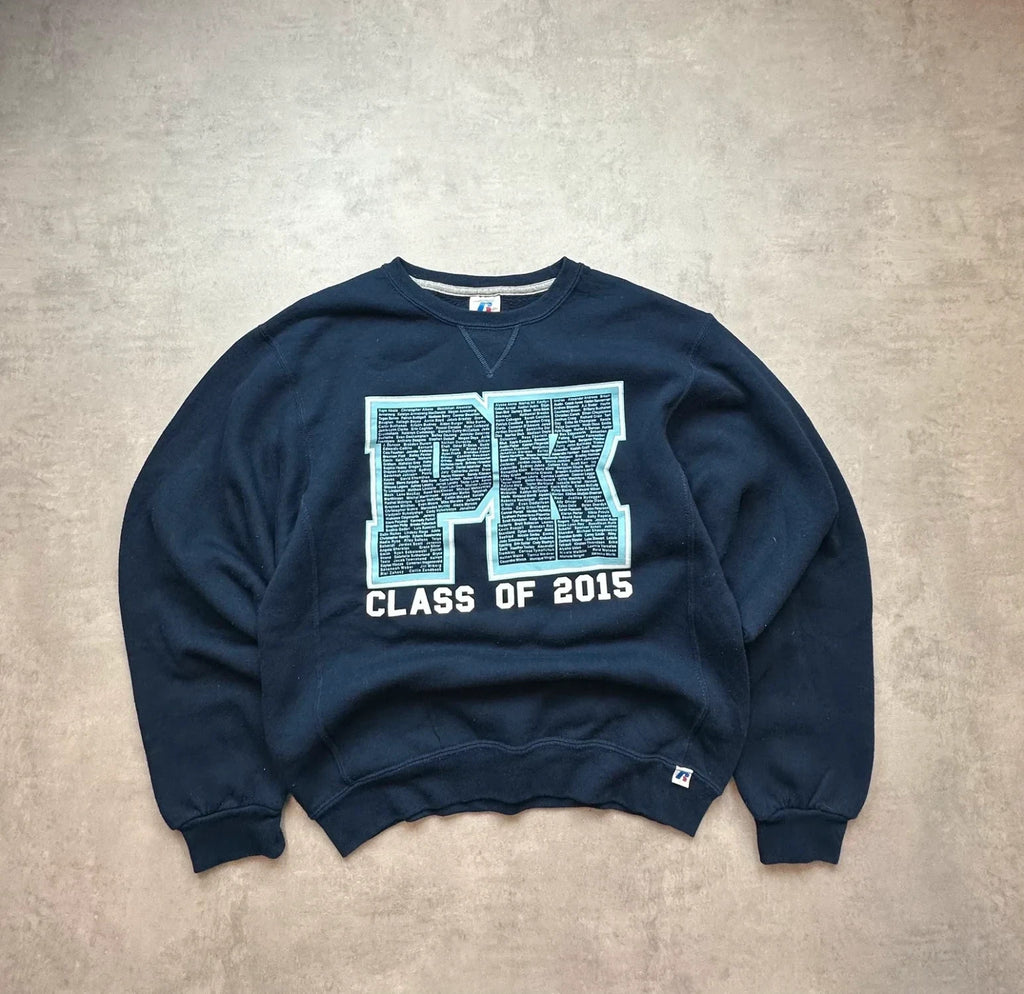 Sweat Vintage Class 2015 PK Navy – College & Graduation USA
