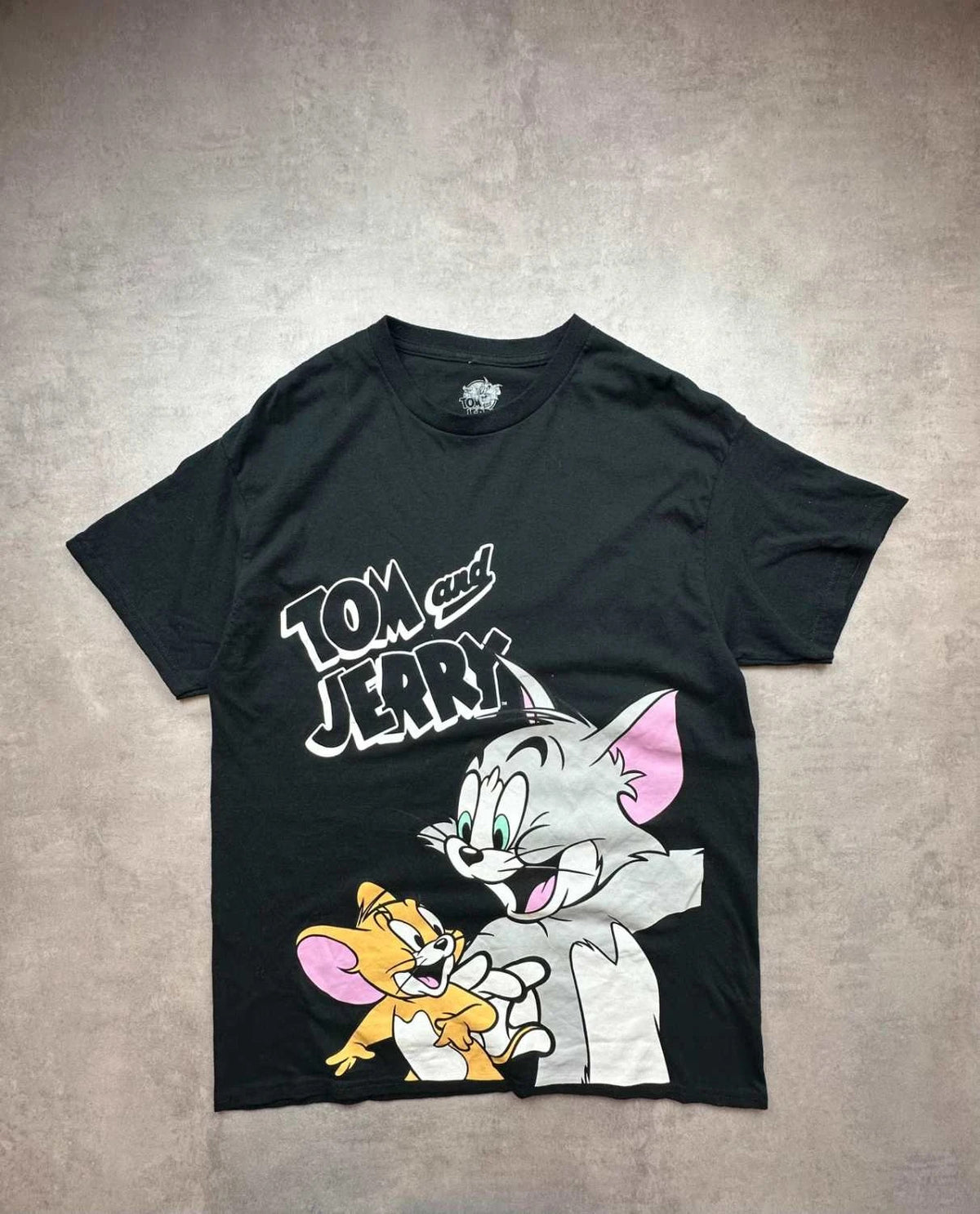 T-Shirt Tom & Jerry Vintage Graphic Noir – Cartoon Y2K