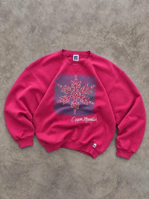 Sweat Russell Athletic Vintage Copper Mountain – Rose