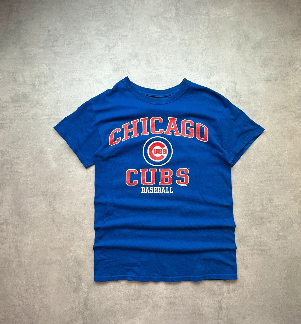 Maillot MLB Vintage Chicago Cubs Majestic Baseball Bleu