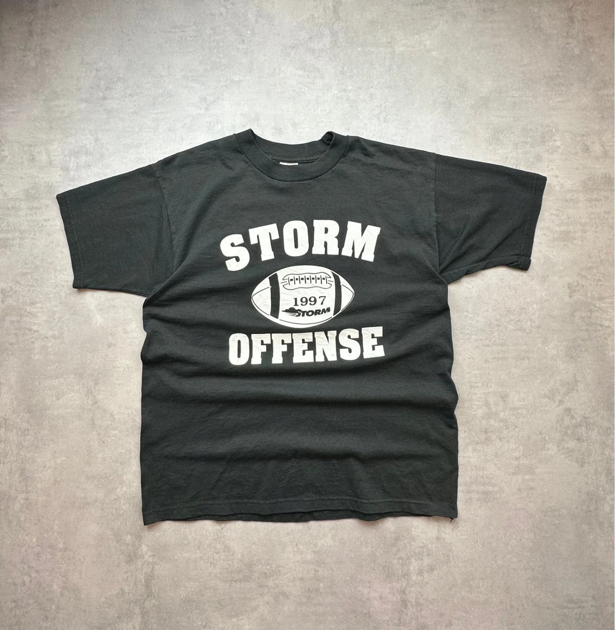 Tee-Shirt Vintage Storm Offense 1997 Noir