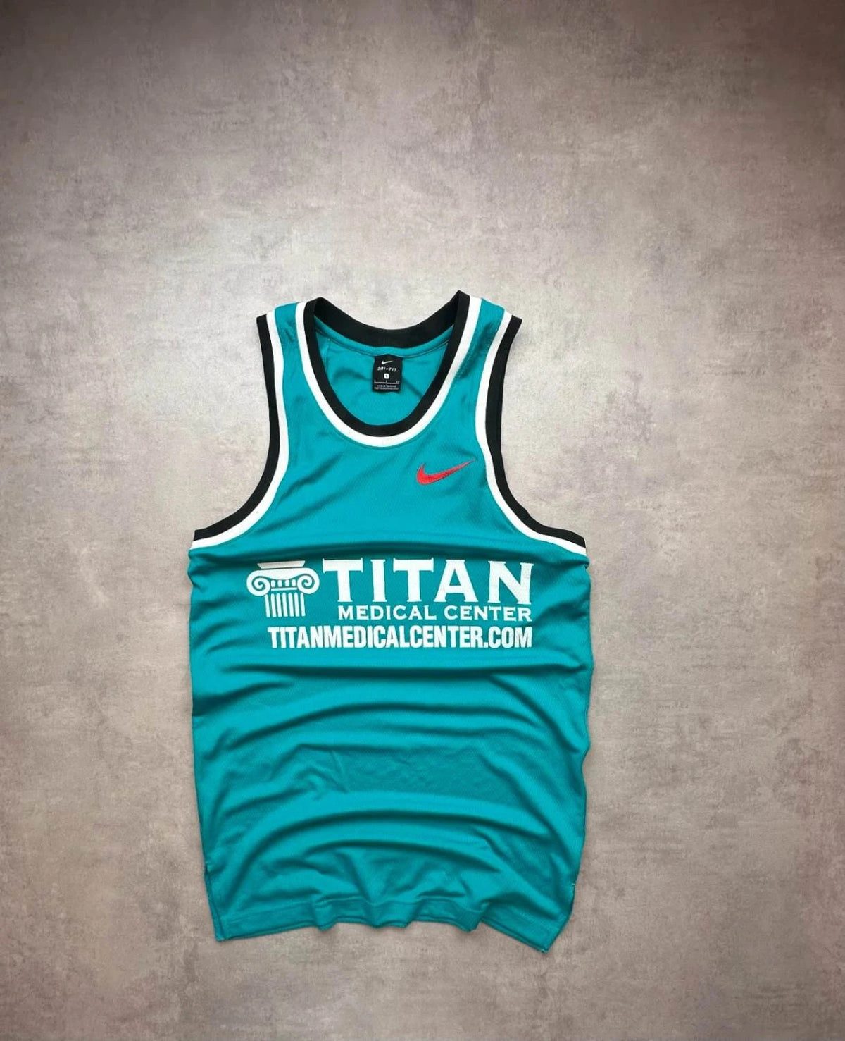 Maillot Nike Basketball Team Titan Medical Center Turquoise