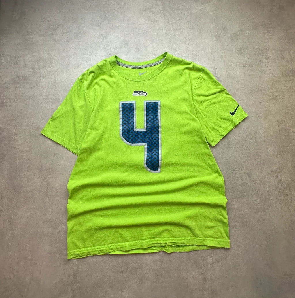 Tee-shirt Nike NFL Vintage Seattle Seahawks Steven Hauschka #4 Vert
