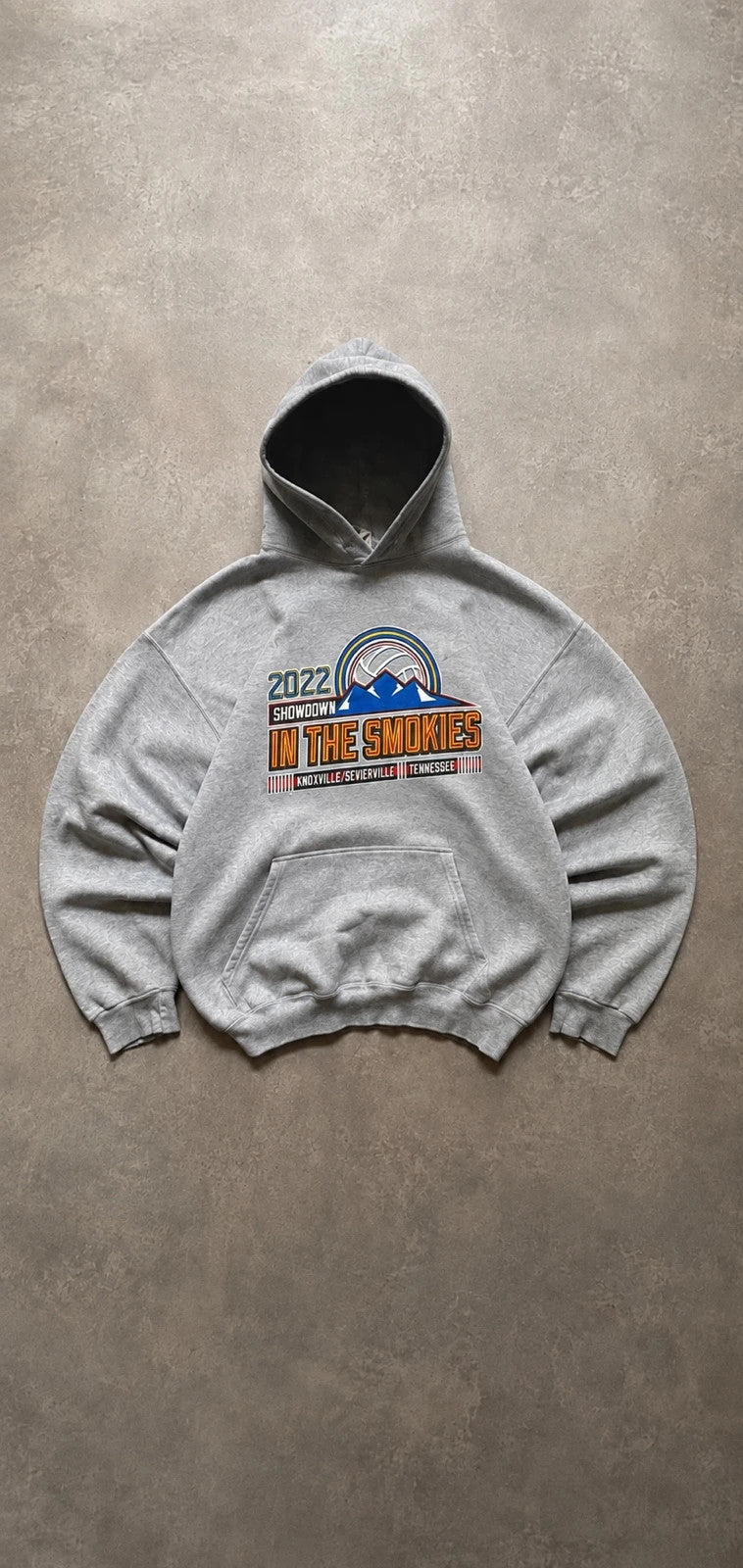 Hoodie Vintage Showdown in the Smokies 2022 – Gris – USA