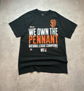 Tee-shirt MLB Vintage San Francisco Giants Majestic National League Champs Noir