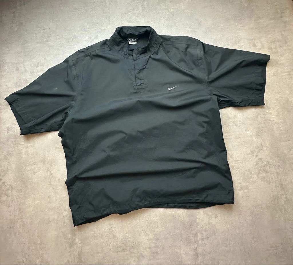 Nike Golf Storm-FIT Vintage Coupe-Vent Noir Y2K – Swoosh Brodé