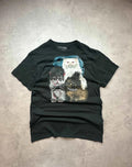 Tee Shirt Vintage Trio de Chats Noir – Graphic Cat Print Y2K 90s Streetwear