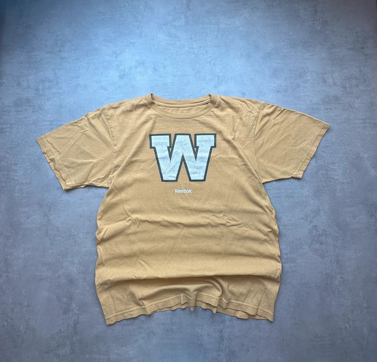 Tee-shirt Baseball Vintage W Beige