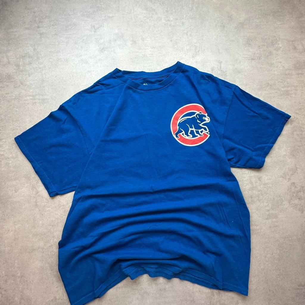 Tee Shirt Vintage Chicago Cubs Maddon #70 Bleu – MLB Baseball USA