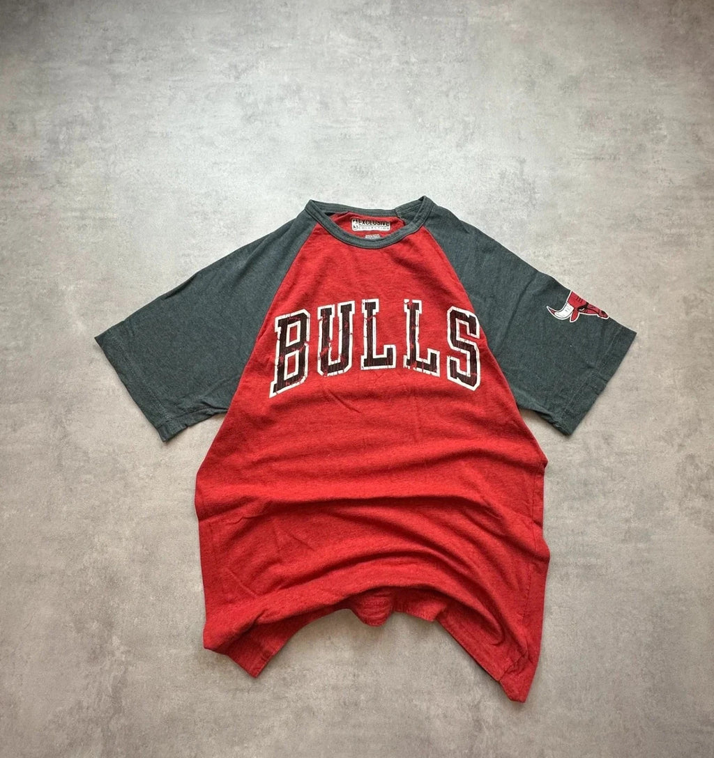 Tee-Shirt NBA Vintage Chicago Bulls Rouge & Gris – Basketball