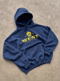 Sweat Hoodie Vintage West Middle School Wildcats – Navy Y2K