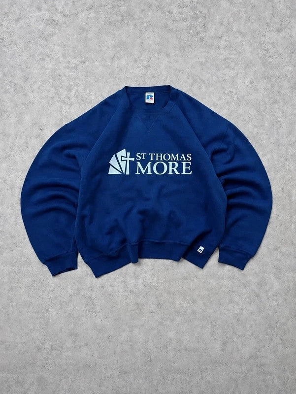 Sweat Crewneck Vintage Russell Athletic St. Thomas More