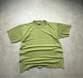 Tee-shirt Uni Vert 100% Coton Vintage