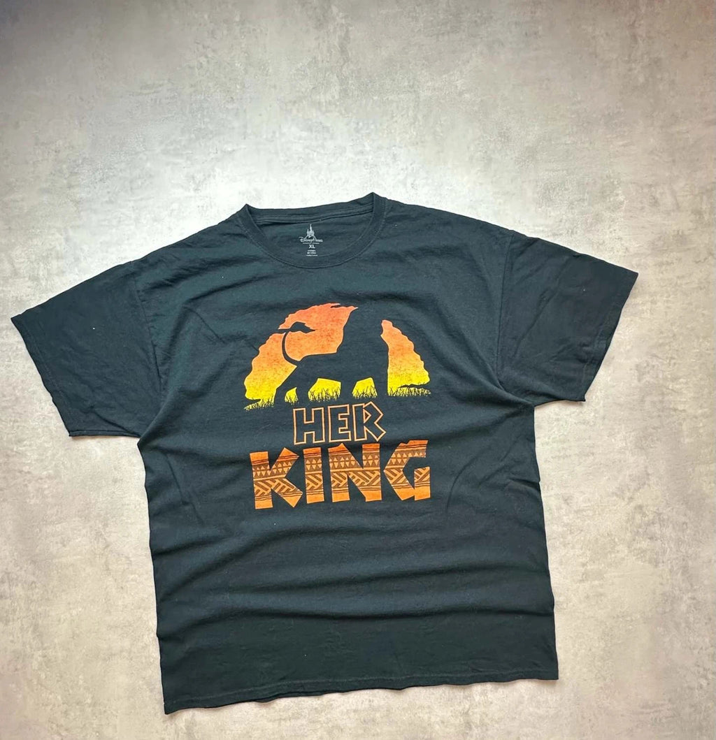 T-Shirt Disney Parks Vintage The Lion King Noir