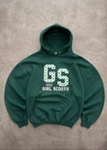 Hoodie Vintage Girl Scouts Heart of Michigan – Vert