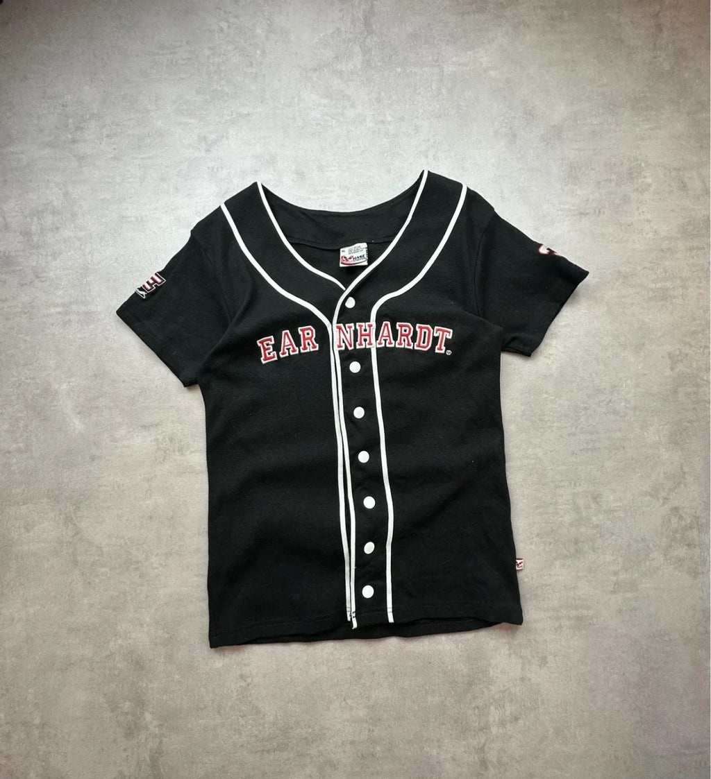Maillot Baseball Vintage Earnhardt Noir
