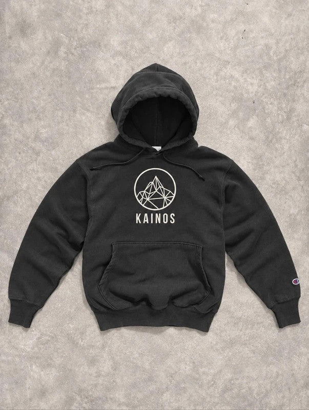 Sweat Hoodie Vintage Champion Kainos – Noir
