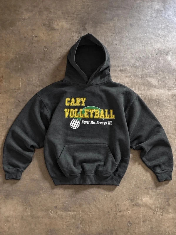 Sweat Hoodie Vintage Cary Volleyball Wilson #11 – Noir