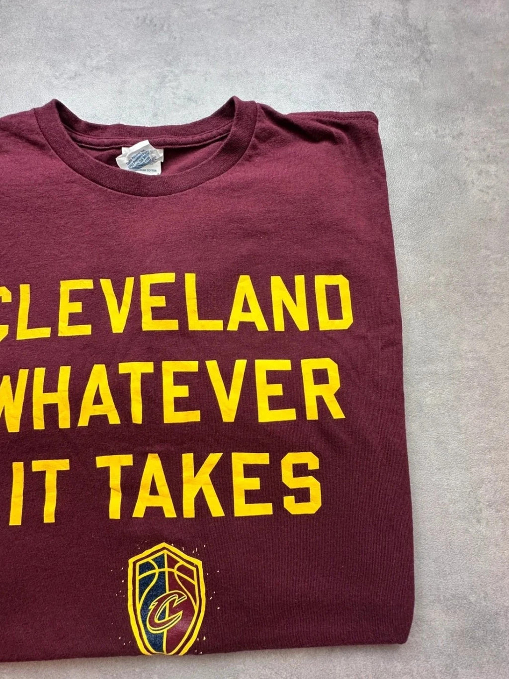 Tee Shirt Vintage Cleveland Cavaliers NBA Bordeaux – Basketball