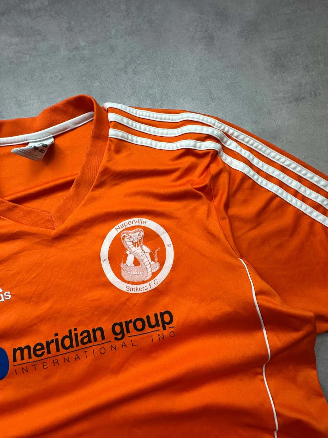 Maillot Adidas Naperville Strikers FC Orange – Football Vintage Y2K 2000s