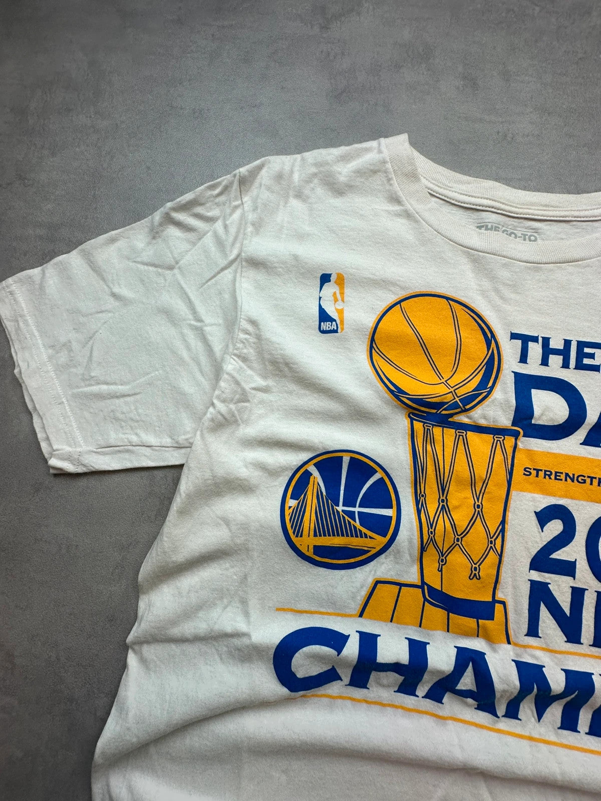 Tee-shirt Adidas NBA Vintage The Bay's Day Blanc
