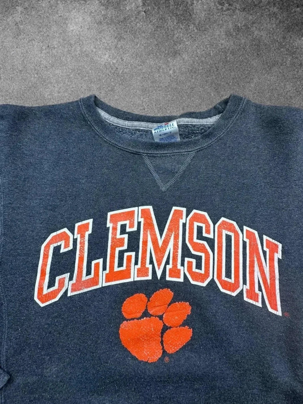 Sweat Russell Athletic Vintage Clemson Gris Foncé
