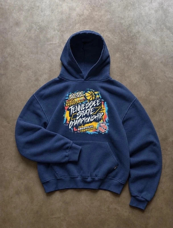 Sweat Hoodie Vintage Tennessee State Basketball Championship 2012 – Navy