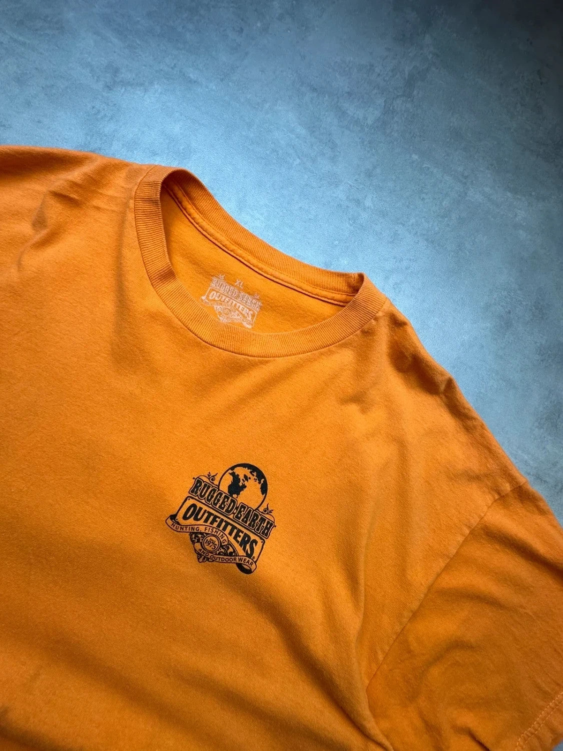 Tee-shirt Vintage Rugged Earth Outfitters Orange – Fishing