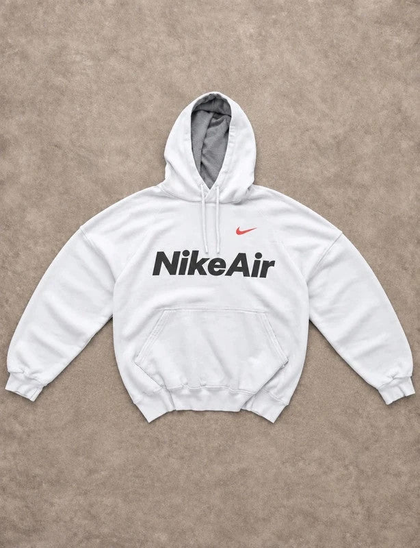 Hoodie Nike Air Vintage Blanc – Logo Swoosh Streetwear Y2K
