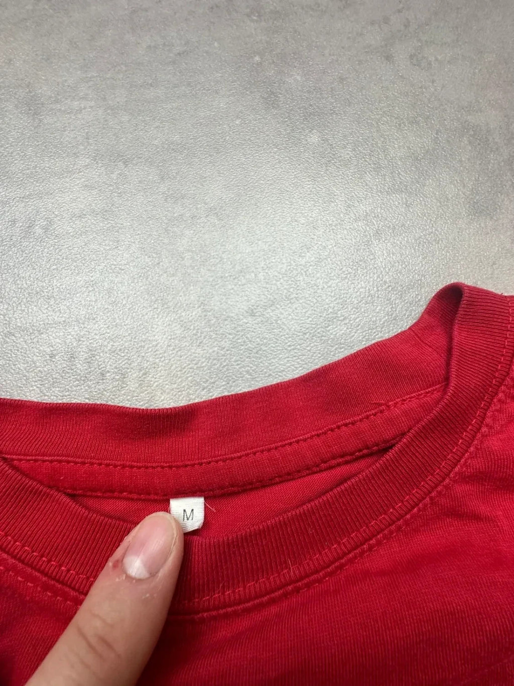 Tee-shirt Uni Rouge Regular Fit | WellStore Vintage